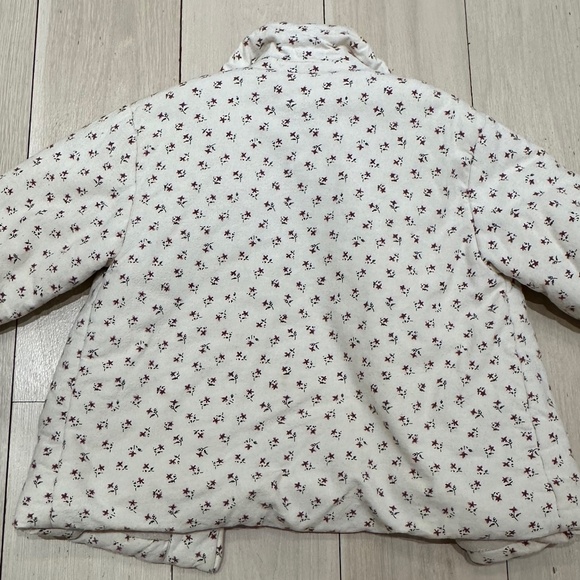 Zara Girls Floral Print Buttoned Jacket 4-5Y - Picture 7 of 7